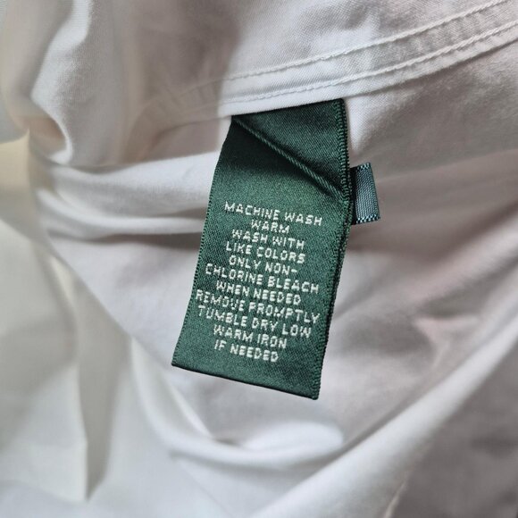 Lauren Ralph Lauren Womens Top Size 3X 100% Cotton Button Up Shirt Long Sleeve - Picture 6 of 9